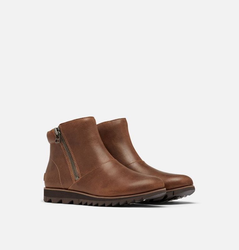 Sorel Dam Stövlar Brun - Harlow™ Zip Låga - MTY-385072